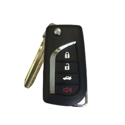 Locksmith Essentials Toyota 4 Button G Chip Remote Flip Key GQ4-29T, 89070-02620, 315 MHz - Aftermarket - Closeout