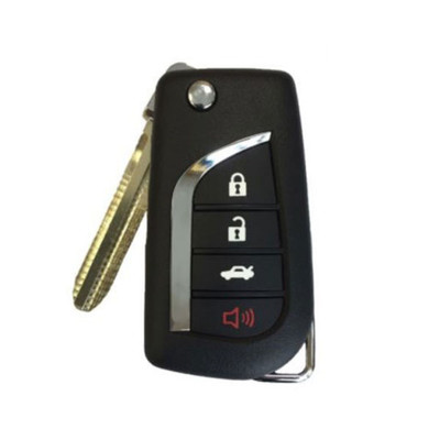 Toyota 4-Button Flip Key HYQ12BBY 4D67 Chip 89070-06231 315 MHz, Standard Aftermarket