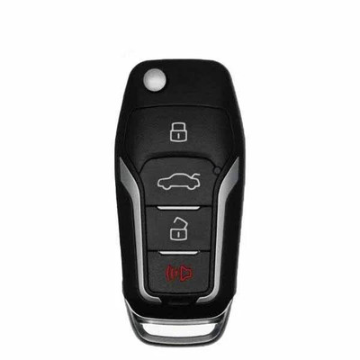 Ford Replacement 4 Button Remote Flip Key OUCD6000022, 164-R8046, 315 MHz - Aftermarket