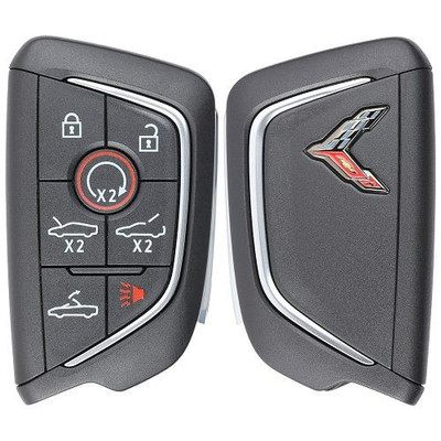 Chevrolet Corvette 7 Button Smart Key YGOG20TB1 13538853 433 MHz - Refurbished, Grade A