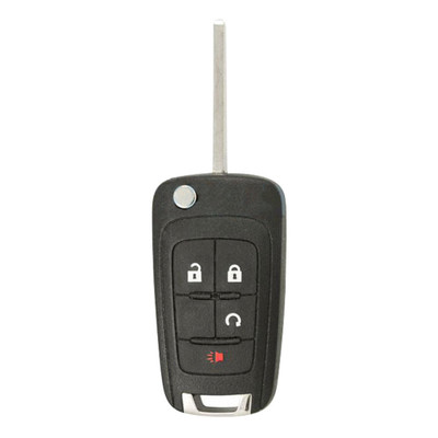 GMC 4 Button Non-PEPS Remote Flip Key OHT01060512, 20873622, 315 MHz - New, OEM