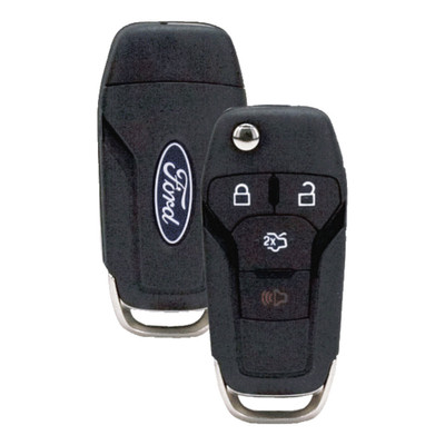 Strattec (5924003) Ford 4 Button Remote Flip Key N5F-A08TAA, 164-R7986, 315 MHz - New, OEM