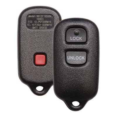 Strattec (5931638) Toyota 3 Button Remote HYQ12BBX, HYQ12BAN, 89742-42120, 89742-20200, 315 MHz - Branded Aftermarket