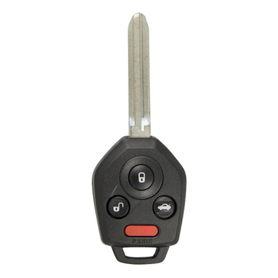 Subaru 4 Button Remote Key Combo CWTB1G077 / 57497-AL27A / B110 / G Chip - Black Pod - New
