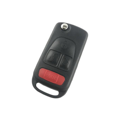 KR55 Mercedes ML W163 4 Button Flip Key HU64 /PCF7935