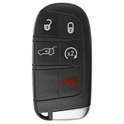 Jeep 5-Button Smart Key M3N-40821302 68143505AC 433 MHz, Aftermarket (DL)