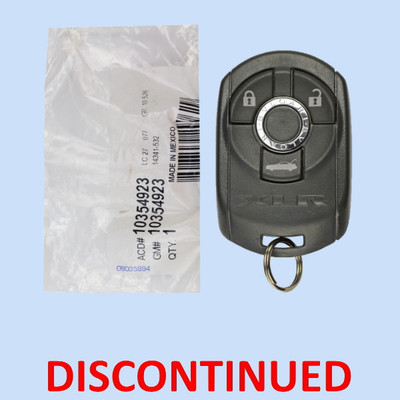 Cadillac 3 Button Remote Smart Key Memory 2 M3N-65981403 10354923 - New, OEM