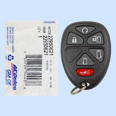 General Motors 6-Button Remote OUC60221 22950621 - New OEM