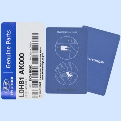 Hyundai NFC Key Card L0H81-AK000 - New OEM