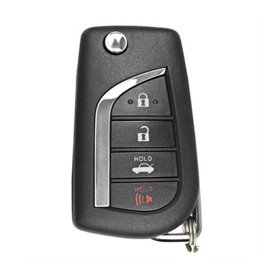 Toyota 4 Button H Chip Remote Flip Key for US Production HYQ12BFB, 89070-06790, 315 MHz - Aftermarket (DL)