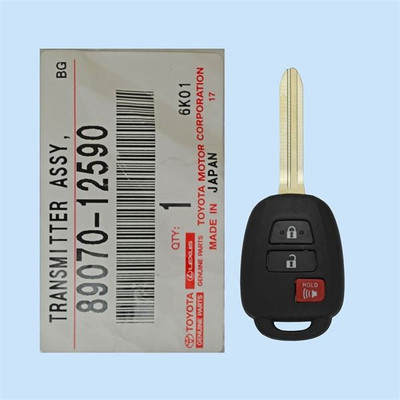 Scion 3 Button Remote Head Key HYQ12BDP, 89070-12590, 315 MHz - New, OEM