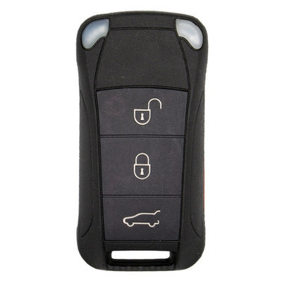 Porsche 4 Button Remote Flip Key KR55WK45022, 315 MHz - Aftermarket