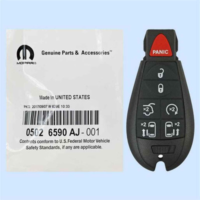 Chrysler 7 Button Non Proximity Remote IYZ-C01C, 56046708, 433 MHz - New, OEM