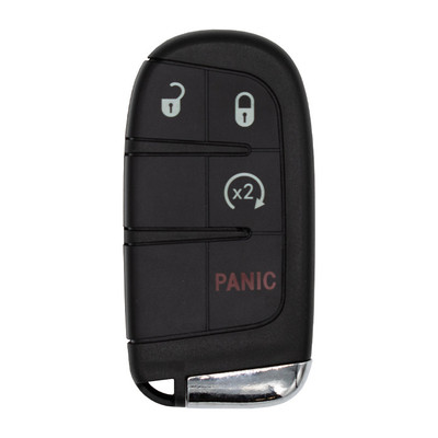 Fiat 4 Button Smart Key M3N-40821302, 735637066, 433 MHz - Refurbished, Recase