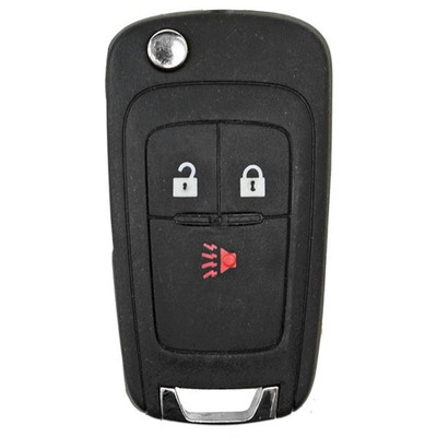 Chevrolet 3 Button Remote Flip Key A2GM3AFUS03, 95233524, 315 MHz - Refurbished, Recase
