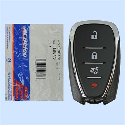 Chevrolet 4 Button Smart Key HYQ4AA, 13529661, 315 MHz - New, OEM