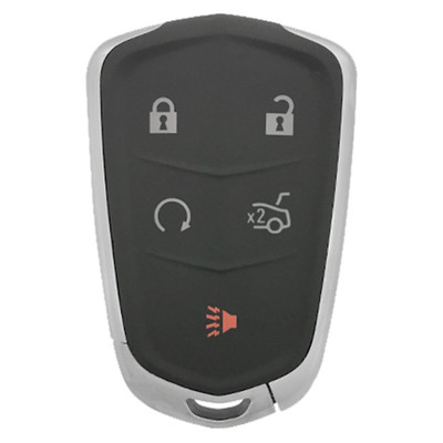 Cadillac 5 Button Smart Key HYQ2EB, 13598538, 433 MHz - Refurbished, Recase