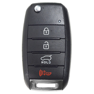 Kia 4 Button Remote Flip Key TQ8-RKE-4F19 (YP PE 4BT), 95430-A9150, 433 MHz - Refurbished, Recase