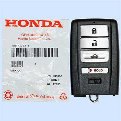 Acura 4 Button Driver 2 Smart Key KR5V1X, 72147-TZ3-A11, 315 MHz - New, OEM