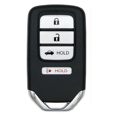 Honda 4-Button Smart Key Driver 2 CWTWB1G0090 433 MHz, Refurbished Recase