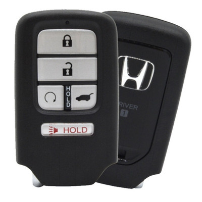 Honda 5 Button Smart Key Driver 1 KR5T44, 72147-TG7-AA1, 433 MHz - Refurbished, Grade A