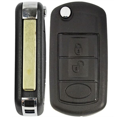 Land Rover Range Rover 3 Button Remote Flip Key HU92, NT8-15K6014CFFTXA, YWX000071, 315 MHz - Refurbished, Recase