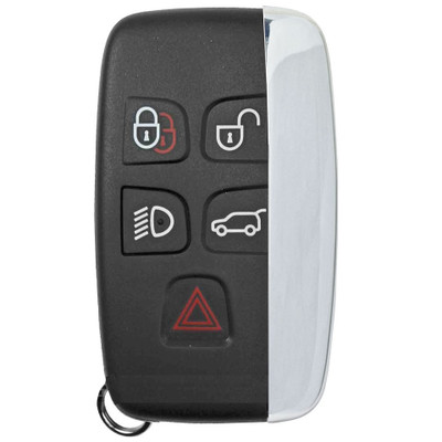 Range Rover 5 Button Smart Key KOBJTF10A, BJ32-15K601-CB, 315 MHz - Refurbished, Recase