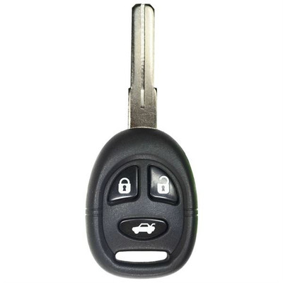 Saab 3 Button Remote Head Key KHH20TN-1 - Refurbished, Recase