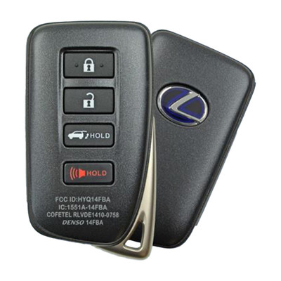 Lexus 4 Button Proximity Smart Key (AG Board - 2110) HYQ14FBA, 89904-78670, 315 MHz - Refurbished, Grade A
