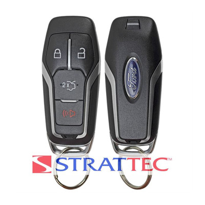 Strattec (5926060) Ford 4 Button 1-Way Smart Key M3N-A2C31243800, 164-R8109, 315 MHz - New, OEM