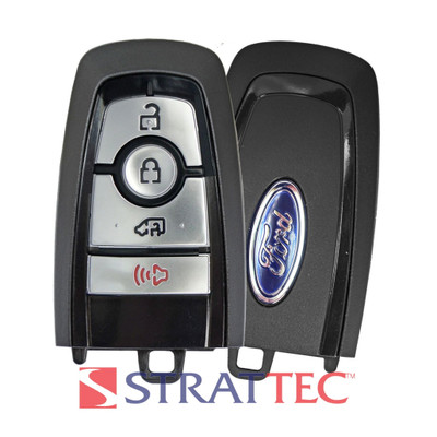 Strattec (5938045) Ford 4 Button 1-Way Smart Key M3N-A2C931423, 164-R8234, 315 MHz - New, OEM