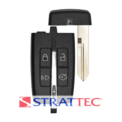 Strattec (7012479) Lincoln 4 Button PEPS Smart Key M3N5WY8406, 164-R7032, 315 MHz - New, OEM - Closeout