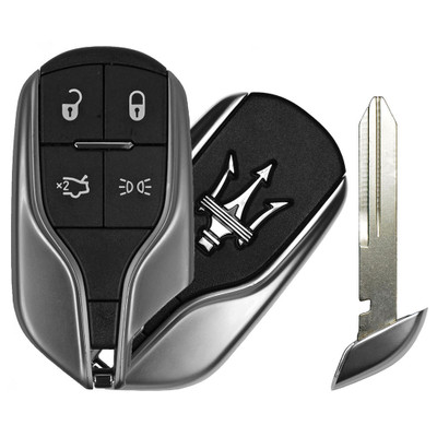 Maserati 4 Button Smart Key M3N-7393490, 5923336AG, 433 MHz - Refurbished, Grade A