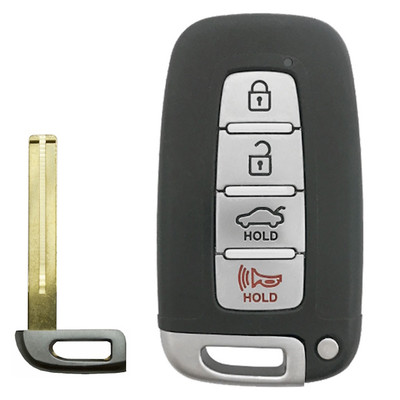 Hyundai 4 Button Smart Key with HY22 Blade SY5HMFNA04, 95440-3Q000, 315 MHz - Refurbished, Recase