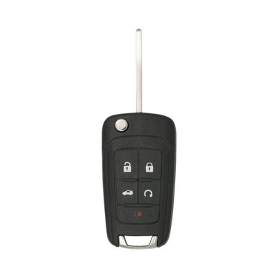 Buick 5 Button Non-PEPS Remote Flip Key OHT01060512, 13504204, 315 MHz - Refurbished, Grade B - Closeout