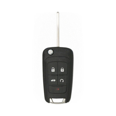 GM 5 Button Non-PEPS Remote Flip Key OHT01060512, 5913397, 315 MHz - Refurbished, Grade A