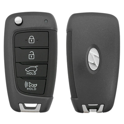 Hyundai 4 Button Remote Flip Key TQ8-RKE-4F39, 95430-S2100, 433 MHz - Refurbished, Grade A