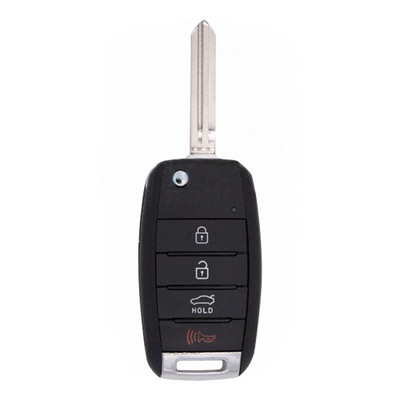 Kia 4 Button Remote Flip Key OSLOKA-875T (YD), 95430-A7200, 433 MHz - Refurbished, Grade B - Closeout