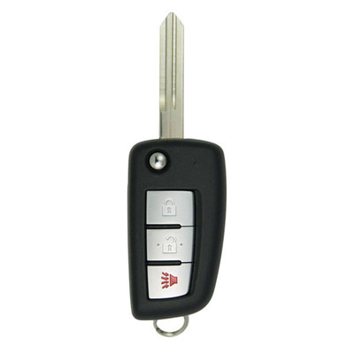 Nissan 3 Button Remote Flip Key CWTWB1G767, 28268-4BA1A, 433 MHz - Refurbished, Grade B