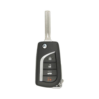 Toyota 4 Button H Chip Remote Flip Key for US Production HYQ12BFB, 89070-06790, 315 MHz - Refurbished, Grade B