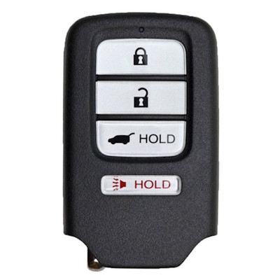 Honda 4-Button Smart Key No Memory ACJ932HK1210A 72147-T0A-A11 315 MHz, Aftermarket (DL)