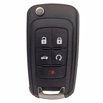 Chevrolet 5 Button Proximity Remote Flip Key P409MK74946931, OHT05918179, 13531360, 315 MHz - New, OEM