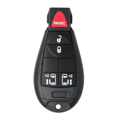 Keyless2Go Chrysler Dodge Volkswagen 5 Button Non Proximity Remote Replacement IYZ-C01C 56046713 AG - With Durashell Technology, Premium Aftermarket, CDJ-KH5-002-NFB-MK0-001