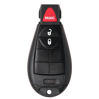 Keyless2Go Jeep 3 Button Non Proximity Remote Fobik With Durashell GQ4-53T, 68105081, 433 MHz - Premium Aftermarket