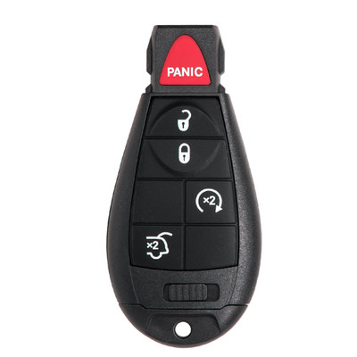 Keyless2Go Jeep 5 Button Non Proximity Remote IYZ-C01C 68066849AA - With Durashell Technology, Premium Aftermarket, CDJ-KH5-006-NFB-MK0-001