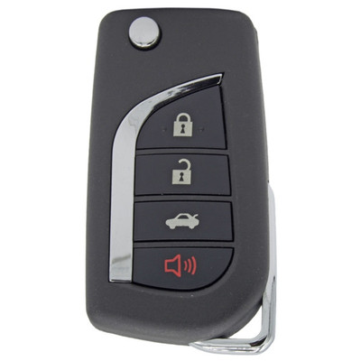 Toyota 4 Button G Chip Remote Flip Key GQ43VT20T, 315 MHz - Aftermarket