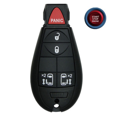 Chrysler Dodge 5-Button Proximity Remote IYZ-C01C 56046713AE 433 MHz, Refurbished Recase