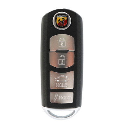 Abarth 4-Button Smart Key for Fiat 124 Spider WAZSKE13D02 New OEM