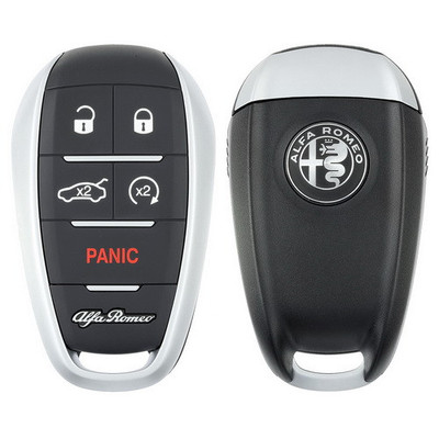 Alfa Romeo Proximity 5 Button Smart Key KR5ALFA434, 6EP44LXHAA, 433 MHz - New, OEM