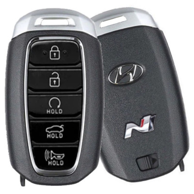 Hyundai 5 Button Proximity Smart Key Remote NYOMBEC5FOB2004, 95440-IB000, 433 MHz, New OEM
